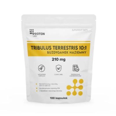 Proton Labs Tribulus terrestris 10:1 Buzdyganek naziemny 210 mg, 100 kaps.