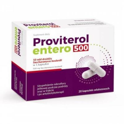 Proviterol Entero 500, 20 kaps.