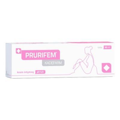 Prurifem Kadefarm Nawilżająco-kojący krem intymny, 30 ml