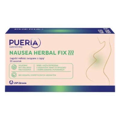 Pueria Nausea Herbal Fix, 20 saszetek