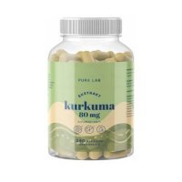 PURE LAB Kurkuma 80 mg 240 kapsułek