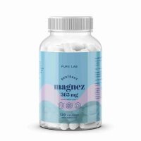 PURE LAB Magnez 365 mg 120 kapsułek