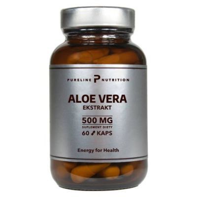 Pureline Nutrition Aloe Vera Ekstrakt 500 mg, 60 kaps.