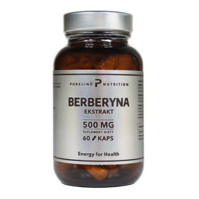 Pureline Nutrition Berberyna Ekstrakt 500 mg, 60 kaps.