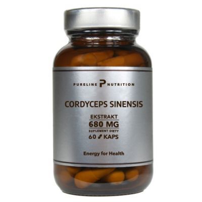 Pureline Nutrition Cordyceps Sinensis, 60 kapsułek