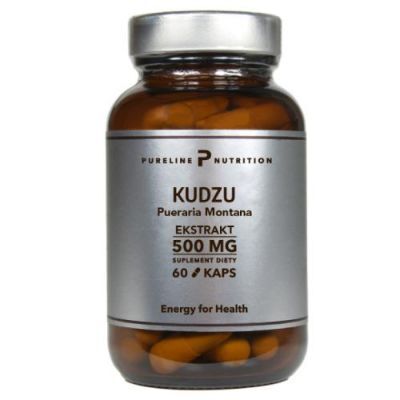 Pureline Nutrition Ekstrakt z korzenia kudzu 500 mg, 60 kaps.