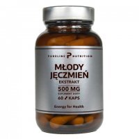 Pureline Nutrition Młody zielony jęczmień ekstrakt 500 mg, 60 kaps.