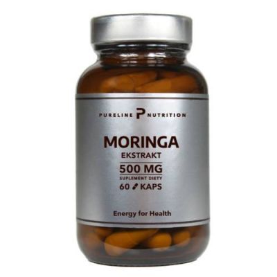 Pureline Nutrition Moringa 500 mg, 60 kaps.
