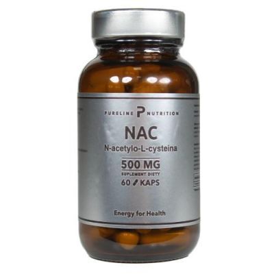 MEDFUTURE PURELINE NUTRITION NAC N-acetylo-L-cysteina 500 mg 60 kapsułek