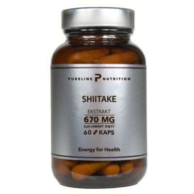 Pureline Nutrition Shiitake, 60 kapsułek