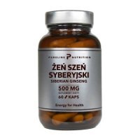 Pureline Nutrition Żeń-Szeń syberyjski 500 mg, 60 kaps.
