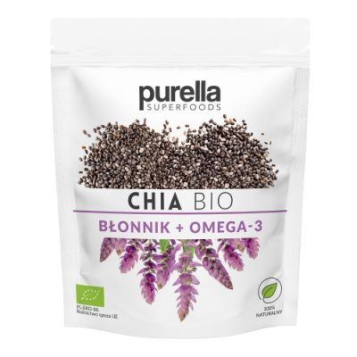 PURELLA Chia Bio Błonnik + Omega-3, 200 g