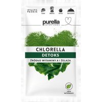 PURELLA Chlorella. Detoks. Źródło witaminy A i żelaza, 21g