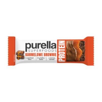 PURELLA Protein Bar Baton proteinowy karmelowe brownie, 45g