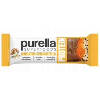 PURELLA Protein Bar Baton proteinowy waniliowa straciatella, 45g