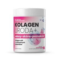 PUREO HEALTH Kolagen Uroda+ smak truskawka i malina 30 porcji