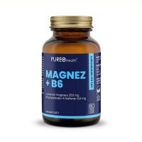 PUREO HEALTH Magnez + B6 60 kapsułek