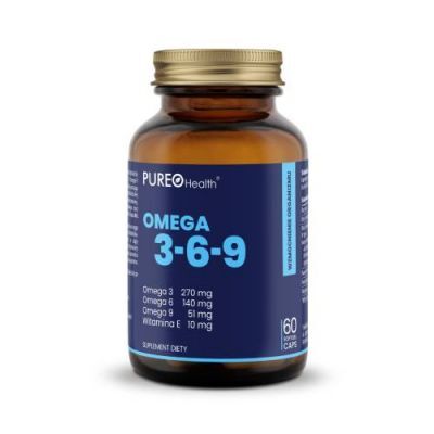 Pureo Health Omega 3-6-9, 60 kaps.