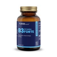 PUREO Health Witamina B3 Niacyna 500 mg, 60 kaps.