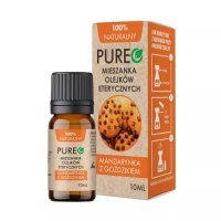 Pureo Mieszanka naturalnych olejków eterycznych Mandarynka z goździkiem, 10 ml