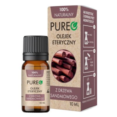 PUREO Olejek eteryczny z drzewa sandałowego, 10 ml