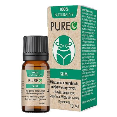 PUREO Slim Mieszanka naturalnych olejków eterycznych, 10 ml