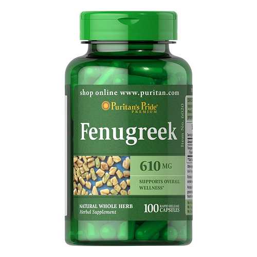 PURITAN'S PRIDE FENUGREEK Kozieradka Pospolita 610 mg 100 kapsułek cena