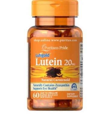 PURITAN'S PRIDE Luteina 20 mg 60 kapsułek
