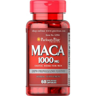 PURITAN'S PRIDE Maca 1000 mg 60 kapsułek