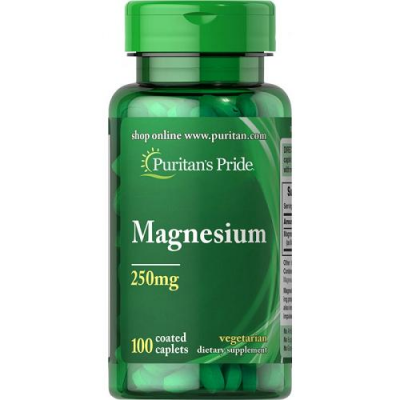 PURITAN'S PRIDE Magnez 250 mg 100 tabletek