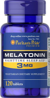 PURITAN'S PRIDE Melatonina 3 mg 120 tabletek