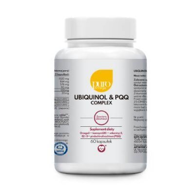 Puro Omega Ubiquinol & PQQ Complex, 60 kaps.