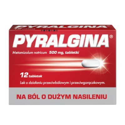 PYRALGINA 500 mg 12 tabletek