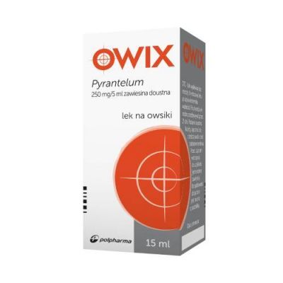 Pyrantelum Owix - Lek na owsiki dla dzieci w zawiesinie, 15 ml