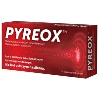Pyreox 500 mg, 10 tabletek powlekanych