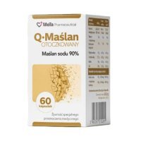Q•Maślan Sodu 90% otoczkowany, 60 kaps.