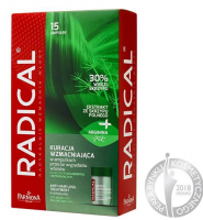 RADICAL Kuracja wzmacniająca przeciw wypadaniu włosów 15 ampułek po 5 ml FARMONA