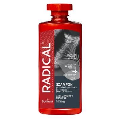 RADICAL Szampon przeciwłupieżowy do każdego rodzaju włosów 400 ml FARMONA