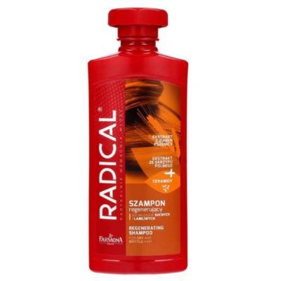 RADICAL Szampon regenerujący do włosów suchych i łamliwych 400 ml FARMONA