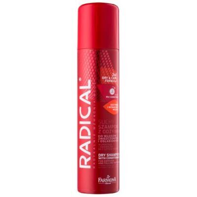 RADICAL Szampon suchy z odżywką do włosów zniszczonych osłabionych 180ml FARMONA