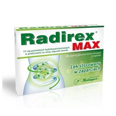 Radirex Max, 10 kapsułek