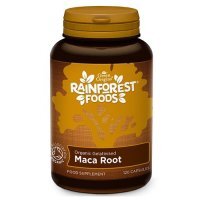 Rainforest Foods Maca Root Korzeń Maca, 120 kaps.