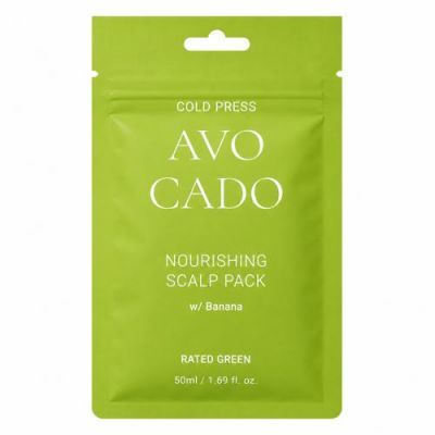 Rated Green Avocado Kuracja odżywcza do skóry głowy z awokado i bananem, 50 ml