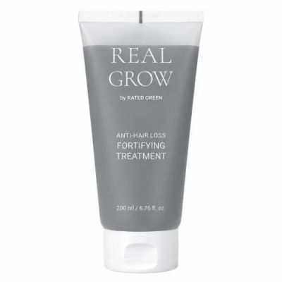 Rated Green Real Grow Wzmacniająca kuracja do skóry głowy i włosów zapobiegająca ich wypadaniu, 200 ml