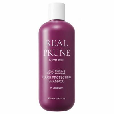 Rated Green Real Prune Szampon wzmacniający kolor do włosów farbowanych, 400 ml