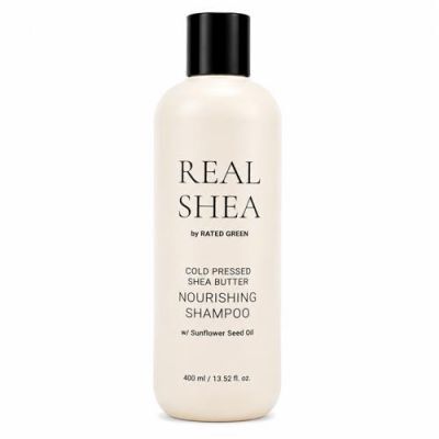 Rated Green Real Shea Odżywczy szampon do włosów, 400 ml
