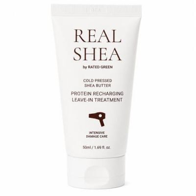 Rated Green Real Shea Proteinowa kuracja odbudowująca do włosów, 50 ml