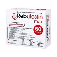 Rebutestin Max Maślan sodu 500 mg, 60 kaps.