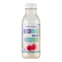 Recodiab Drink smak truskawkowo-malinowy, 77 g - do postępowania dietetycznego w niedożywieniu