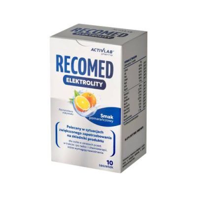 RecoMed Elektrolity Pomarańcza, 10 sasz. x 14 g